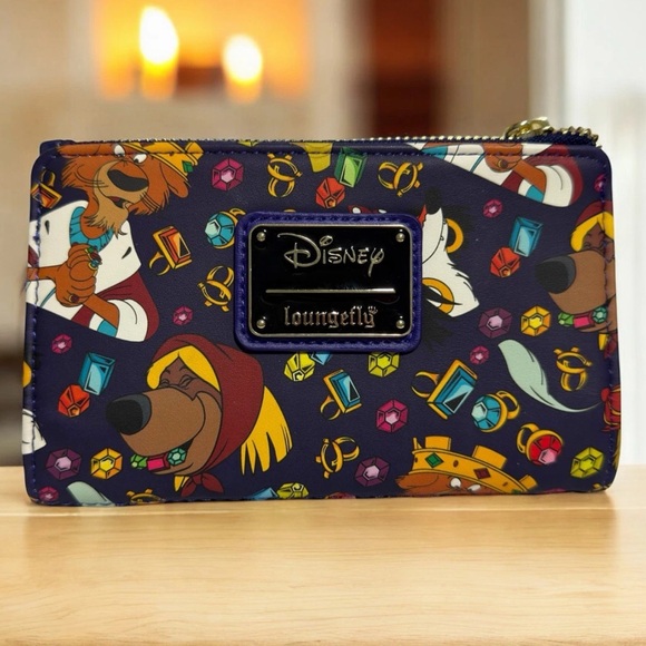 Loungefly Handbags - Loungefly Disney Robin Hood Character Wallet - Navy and Multicolor